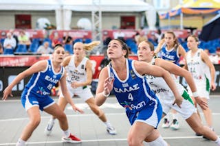 5 Gedvilė Savostaitė (LTU) - 4 Ioanna Chatzivasileiou (GRE)