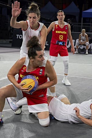 10 Aitana Cuevas (ESP) - FIBA 3x3, World Tour 2021, Mtl, Can, Esplanade de la Place des Arts. Women final Spain vs Austria