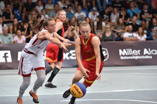5 Ine Vanderhoydonks (BEL) - Russia v Belgium, 2016 FIBA 3x3 U18 European Championships - Women, Pool, 9 September 2016
