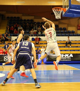 7 Krisztofer Durázi (HUN) - Hungary v Andorra, 2016 FIBA 3x3 U18 European Championships Qualifiers Hungary - Men, Last 8, 17 July 2016
