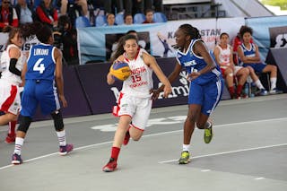 Tunisia v France, 2016 FIBA 3x3 U18 World Championships - Women, Pool, 2 June 2016
