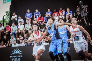 Spain v Chinese Taipei, 2016 FIBA 3x3 World Championships - Women, Pool, 11 October 2016