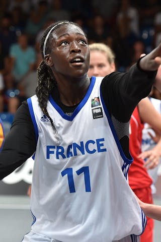 11 Astou Gaye (FRA) - France v Austria, 2016 FIBA 3x3 U18 European Championships - Women, Pool, 10 September 2016