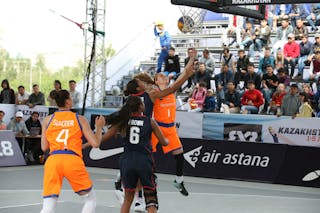 Netherlands v USA, 2016 FIBA 3x3 U18 World Championships - Women, Pool, 2 June 2016
