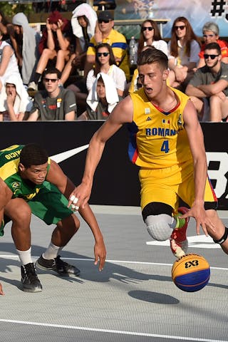 Romania v Brazil, 2015 FIBA 3x3 U18 World Championships - Men, Last 16, 6 June 2015