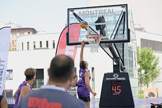 FIBA 3x3, World Tour 2021, Montréal, Canada, Esplanade de la Place des Arts. MEN Antwerp vs. Manila