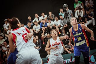 7 Fan Yang (CHN) - China v Romania, 2016 FIBA 3x3 World Championships - Women, Pool, 12 October 2016