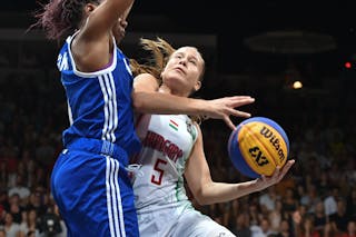 5 Veronika Kányási (HUN) - Hungary v France, 2016 FIBA 3x3 U18 European Championships - Women, Final, 11 September 2016