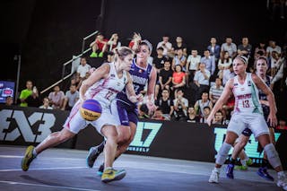 13 Cecilia Toth (HUN) - 12 Nóra Ruják (HUN) - Hungary v Andorra, 2016 FIBA 3x3 World Championships - Women, Pool, 11 October 2016