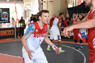 2 Alexander Lisichkin (RUS) - Russia v Turkey, 2016 FIBA 3x3 European Championships Qualifier Netherlands - Men, Last 8, 2 July 2016
