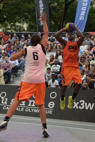 #5 Godfrey Phil, Team Marburg, FIBA 3x3 World Tour Lausanne 2014, Day 1, 29. August.