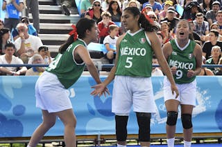 4 Karina Esquer Vila (MEX) - 5 Lizbeth Aide Gonsalez Zepeda (MEX) - 9 Emily Rubi Baccio Guerrero (MEX)
