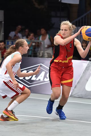 15 Alice Bremer (BEL) - Russia v Belgium, 2016 FIBA 3x3 U18 European Championships - Women, Pool, 9 September 2016