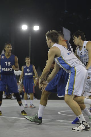 Team France vs Team Argentina. 2013 FIBA 3x3 U18 World Championships. 3x3 Game