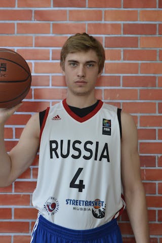 Aleksandr Gankevich. Team Russia.  2013 FIBA 3x3 U18 World Championships