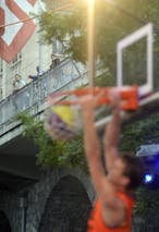 Fans, FIBA 3x3 World Tour Lausanne 2014, day 1, 29. August.