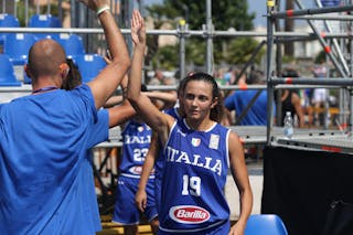 19 Carolina Salvestrini (ITA) - Fiba U18 Europe Cup Qualifier Bari Game 21: Lithuania vs Italy 9-15