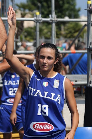 19 Carolina Salvestrini (ITA) - Fiba U18 Europe Cup Qualifier Bari Game 21: Lithuania vs Italy 9-15