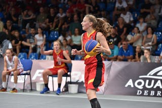 7 Manon Descamps (BEL) - Russia v Belgium, 2016 FIBA 3x3 U18 European Championships - Women, Pool, 9 September 2016