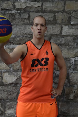 #5 Trommelen Sander, Team Amsterdam, FIBA 3x3 World Tour Lausanne 2014, 29-30 August.
