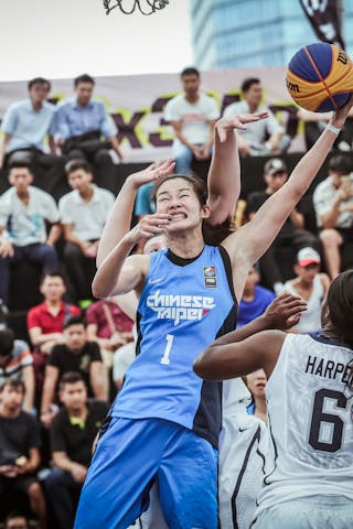 1 Lin Chiwen (TPE) - USA v Chinese Taipei, 2016 FIBA 3x3 World Championships - Women, Pool, 13 October 2016