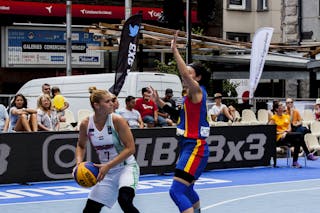 7 Alexandra Theodorean (HUN) - Hungary v Romania, 2016 FIBA 3x3 European Championships Qualifiers Andorra - Women, Pool, 25 June 2016