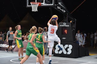 3 Naira Cáceres Martell (ESP) - Spain v Lithuania, 2016 FIBA 3x3 U18 European Championships - Women, Pool, 10 September 2016