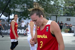 FIBA 3x3, World Tour 2021, Montréal, Canada, Esplanade de la Place des Arts. Women  POLAND VS SPAIN