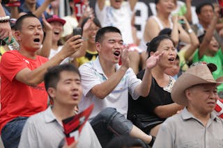 Fans, 2014 World Tour Beijing, 3x3game, 2-3 August.