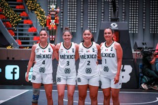 4 Paola Stephania Velázquez Gonzalez (MEX) - 3 Dana Samantha Soto Antillón (MEX) - 2 Maria Fernanda Carrillo Rodríguez (MEX) - 1 Ana Rentería (MEX)