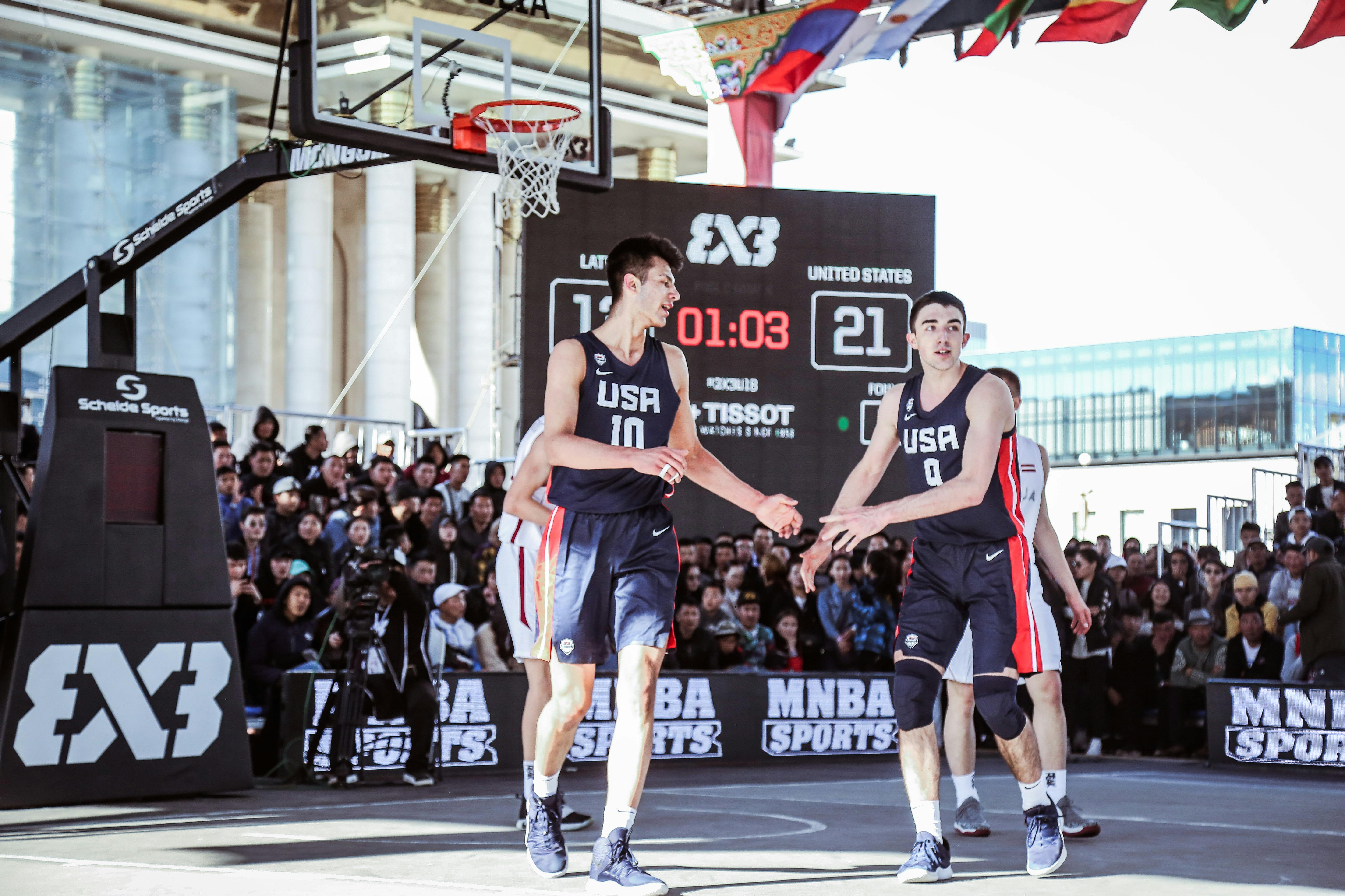 Reigning champs USA face early challenges at FIBA 3x3 U18 World Cup