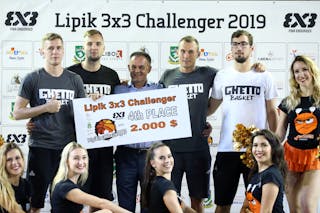 (Lipik Challenger 2019), price ceremony 4th place Ventspils Ghetto