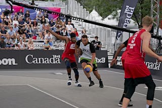 FIBA 3x3, World Tour 2021, Mtl, Can, Esplanade Place des Arts. QF 4- Princeton vs. Winnipeg