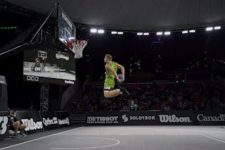 FIBA 3x3, World Tour 2021, Mtl, Can, Esplanade Place des Arts. Dunk contest