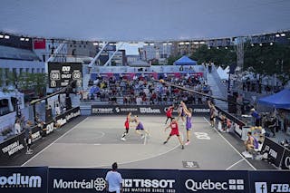 FIBA 3x3, World Tour 2021, Mtl, Can, Esplanade Place des Arts. SF Amsterdam vs Antwerp