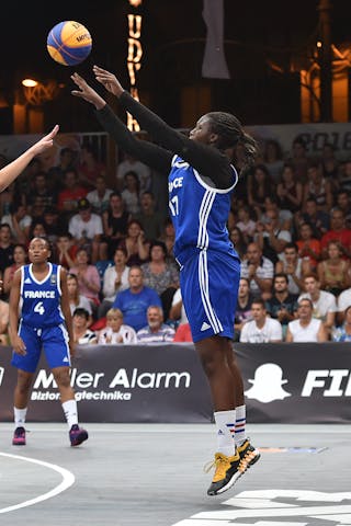 11 Astou Gaye (FRA) - Hungary v France, 2016 FIBA 3x3 U18 European Championships - Women, Final, 11 September 2016