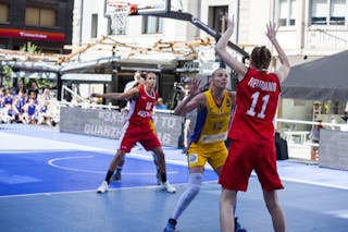 11 Camilla Neumann (ROU) - Romania v Austria, 2016 FIBA 3x3 European Championships Qualifiers Andorra - Women, Pool, 25 June 2016