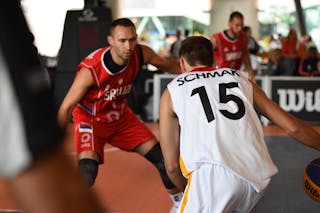 15 Michael Schmak (GER) - Germany v Serbia, 2016 FIBA 3x3 European Championships Qualifier Netherlands - Men, Pool, 2 July 2016