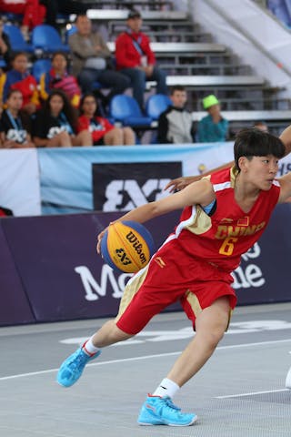 6 Yi Fan 一凡 Liang 梁 (CHN) - USA v China, 2016 FIBA 3x3 U18 World Championships - Women, Last 8, 5 June 2016
