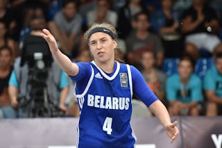 4 Aleksandra Ratnikava (BLR) - Hungary v Belarus, 2016 FIBA 3x3 U18 European Championships - Women, Pool, 9 September 2016
