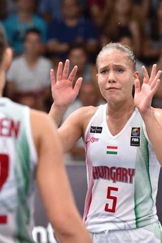 5 Veronika Kányási (HUN) - Hungary v France, 2016 FIBA 3x3 U18 European Championships - Women, Final, 11 September 2016