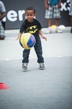 Entertainment, kid with a ball, FIBA 3x3 World Tour Rio de Janeiro 2014, Day 2, 28. September.