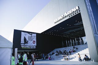 Xebio Arena view from outside, Sendai, FIBA 3x3 World Tour Final Tokyo 2014, 11-12 October.