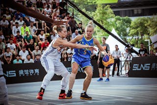 5 Ievgeniia Spitkovska (UKR) - France v Ukraine, 2016 FIBA 3x3 World Championships - Women, Last 8, 15 October 2016