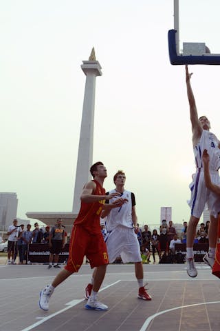 Team China vs Team Czech Republic. 2013 FIBA 3x3 U18 World Championships.