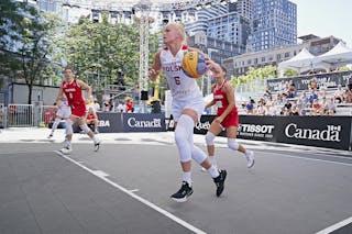 FIBA 3x3, World Tour 2021, MTL, CAN, Esplanade de la Place des Arts. WS QF 2- Poland vs. Austria