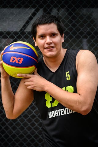 #5 Olivera Nicolas, Team Montevideo, FIBA 3x3 World Tour Rio de Janeiro 2014, 27-28 September.