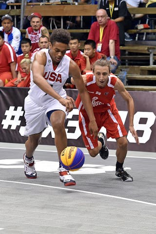 USA v Georgia, 2015 FIBA 3x3 U18 World Championships - Men, Pool, 4 June 2015
