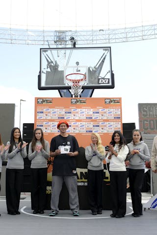 Shoot out contest winner at the 2013 FIBA 3x3 World Tour final in Istanbul