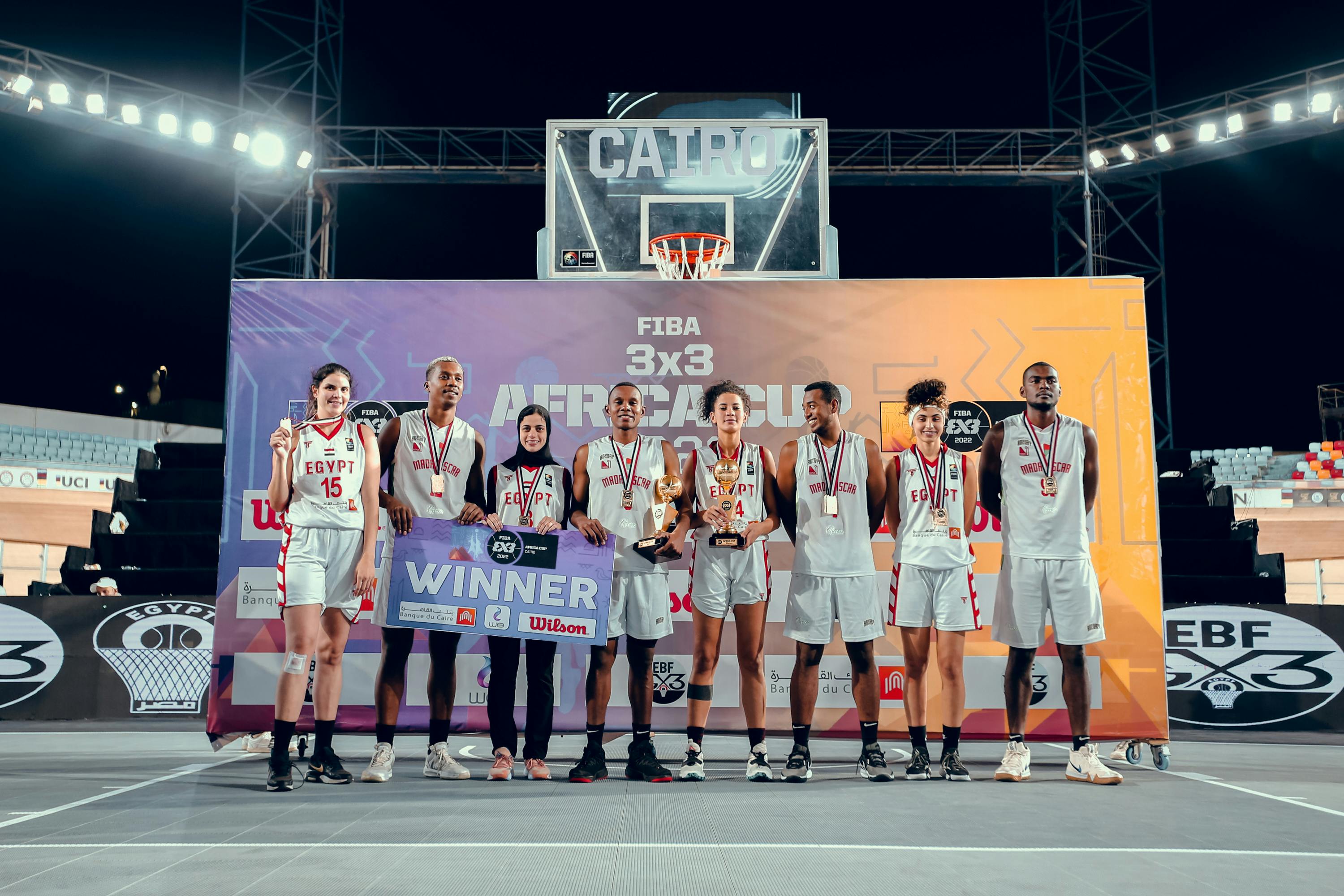 Madagascar's men and Egypt's women win FIBA 3x3 Africa Cup 2022
